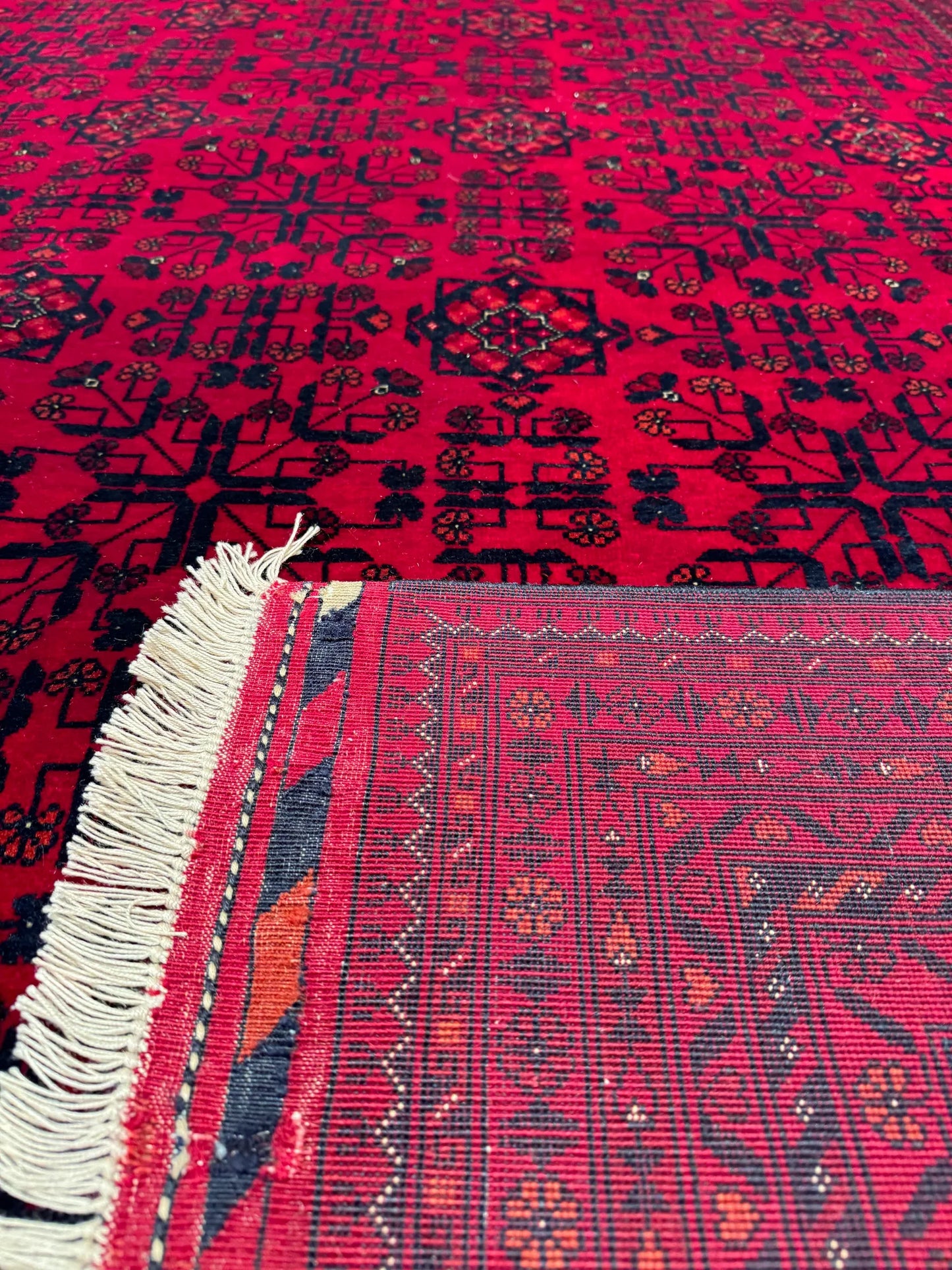 Afghan Carpet Bilcik Original Hand Woven Vegetable Dyed Wool