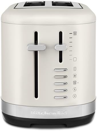 KitchenAid 2 Slice Automatic Toaster with Extra Wide Slots KMT2109BM, Black Matte|B0D3R5GCHM