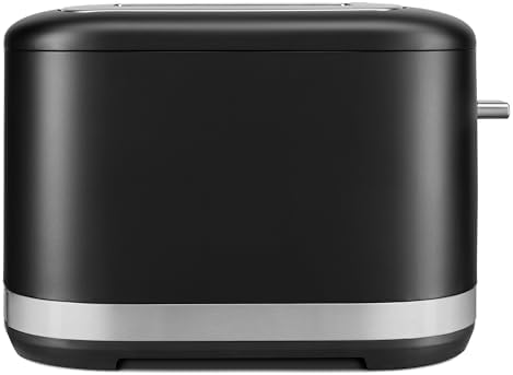 KitchenAid 2 Slice Automatic Toaster with Extra Wide Slots KMT2109BM, Black Matte|B0D3R5GCHM