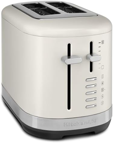 KitchenAid 2 Slice Automatic Toaster with Extra Wide Slots KMT2109BM, Black Matte|B0D3R5GCHM
