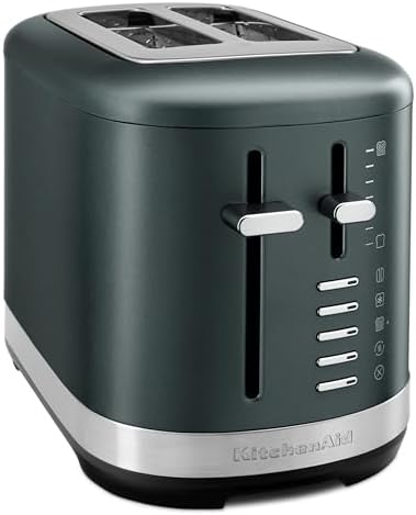 KitchenAid 2 Slice Automatic Toaster with Extra Wide Slots KMT2109BM, Black Matte|B0D3R5GCHM