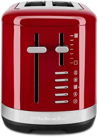 KitchenAid 2 Slice Automatic Toaster with Extra Wide Slots KMT2109BM, Black Matte|B0D3R5GCHM