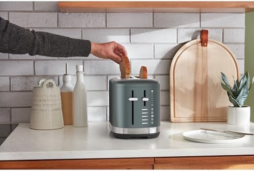 KitchenAid 2 Slice Automatic Toaster with Extra Wide Slots KMT2109BM, Black Matte|B0D3R5GCHM