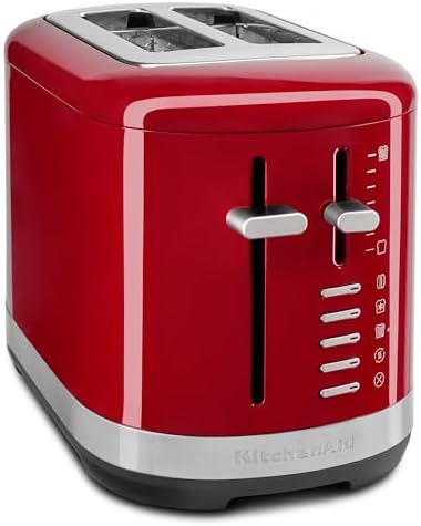 KitchenAid 2 Slice Automatic Toaster with Extra Wide Slots KMT2109BM, Black Matte|B0D3R5GCHM