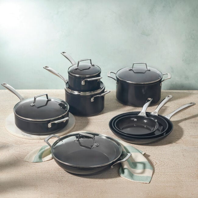 Essential Non-stick Ceramic 13-Piece Cookware Set