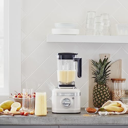 KitchenAid K400 Variable Speed Blender with Tamper - KSB4028 - Milkshake|B09TD47KSZ
