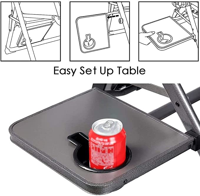 🔥2023 New (50%-OFF)Multifunctional leisure folding chair with Table