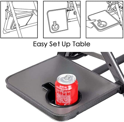 🔥2023 New (50%-OFF)Multifunctional leisure folding chair with Table