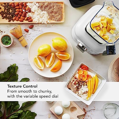 KitchenAid K400 Variable Speed Blender with Tamper - KSB4028 - Milkshake|B09TD47KSZ