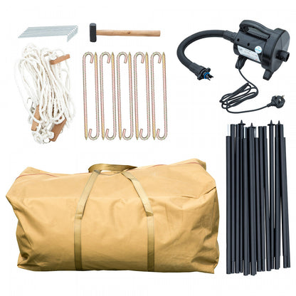 Air Cotton Tent for Trips, Inflatable Tent, Sandy, Size 400*400 Cm