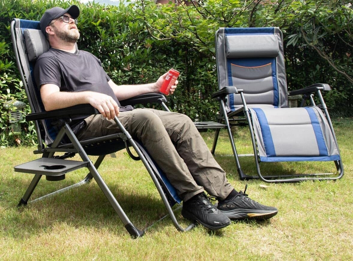 🔥2023 New (50%-OFF)Multifunctional leisure folding chair with Table