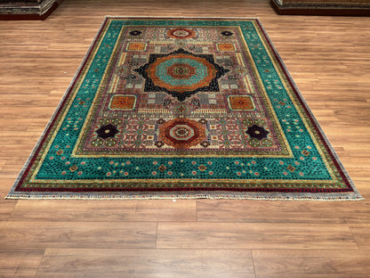 Mamluk Original Hand Woven Multi Vegetable Dyed Wool Carpet 275x376 10.34 Square Meters - 10x14 ft