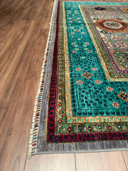 Mamluk Original Hand Woven Multi Vegetable Dyed Wool Carpet 275x376 10.34 Square Meters - 10x14 ft