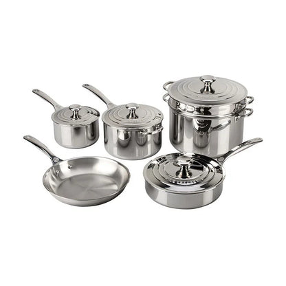 Signature Stainless Steel 10-Piece Cookware Set