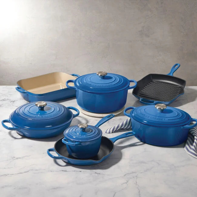 Signature Enameled Cast Iron 11-Piece Ultimate Cookware Set