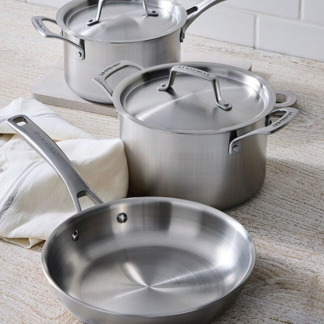 Essential Stainless Steel 5-Piece Cookware Set
