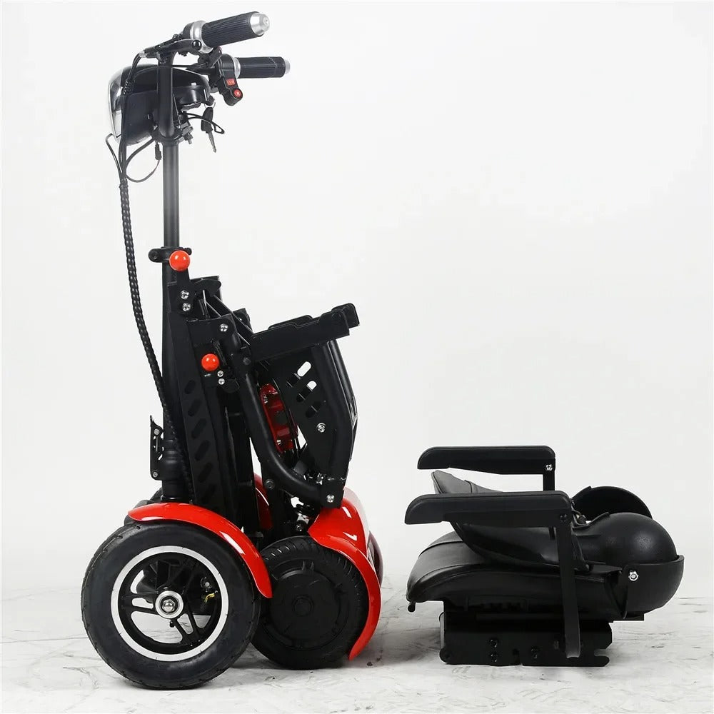Red Foldable Mobility Scooter