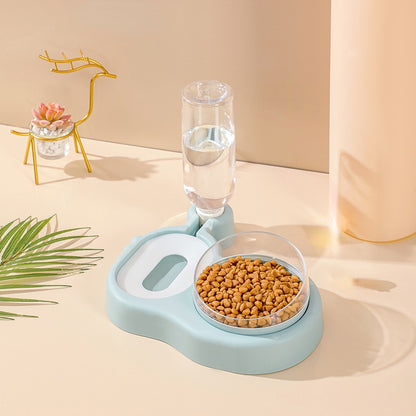 Pet Cat Bowl Automatic Feeder