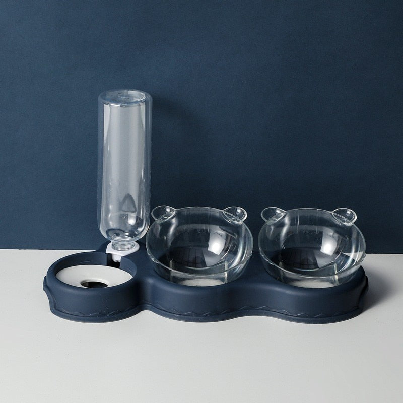 Pet Cat Bowl Automatic Feeder