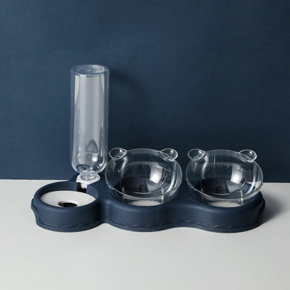 Pet Cat Bowl Automatic Feeder