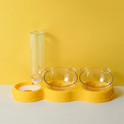 Pet Cat Bowl Automatic Feeder